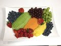 fruit platter - how to make a fruit platter | best fruit platter video #dessert