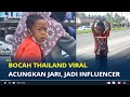Kamaludin bocah thailand viral acungkan jari mulai jadi influencer