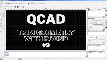QCAD Trim geometry with Round