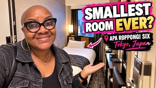 Smallest Hotel Room I’ve EVER Stayed In! | APA Hotel Roppongi SIX Tokyo Review
