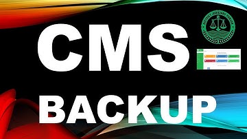 CMS Backup