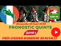 Minute Quinté TURF FR : PRIX CASINO BARRIERE DEAUVILLE ...