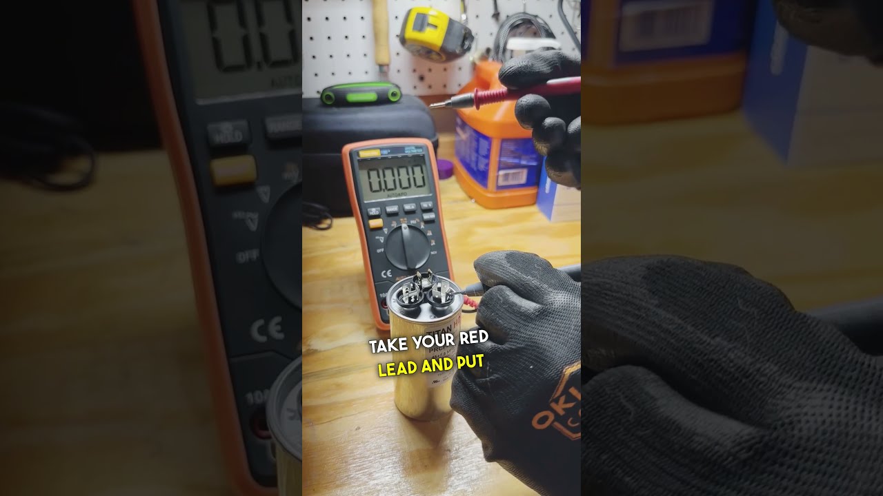 Multimeter Tips How To Test A Capacitor Shorts Diy Electrical Diyideas