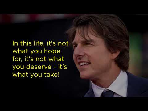 Tom Cruise Quotes In Hindi - Sidvicious