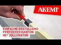 Das jollynatorwerkzeugsystem fr die einfache erstellung optisch perfekter 2kjollykanten