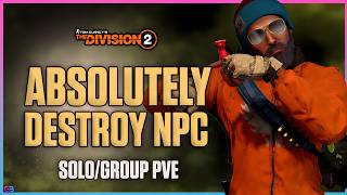 This Skill Build Is UNSTOPPABLE! The Division 2 Solo/Group PVE Skill Build - You Need To TRY THIS!