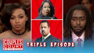Triple Episode: Woman had a Baby With her Family Member's Boyfriend | Couples Court