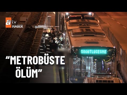 Sefaköy metrobüs durağında feci ölüm! - atv Haber 16 Ocak 2023