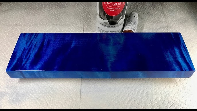 Keda Dye on X: Before & after lacquer They are not the same boards, but  wanted to show the dyes really pop after sealer is applied. This is #Purple  dye stain mixed