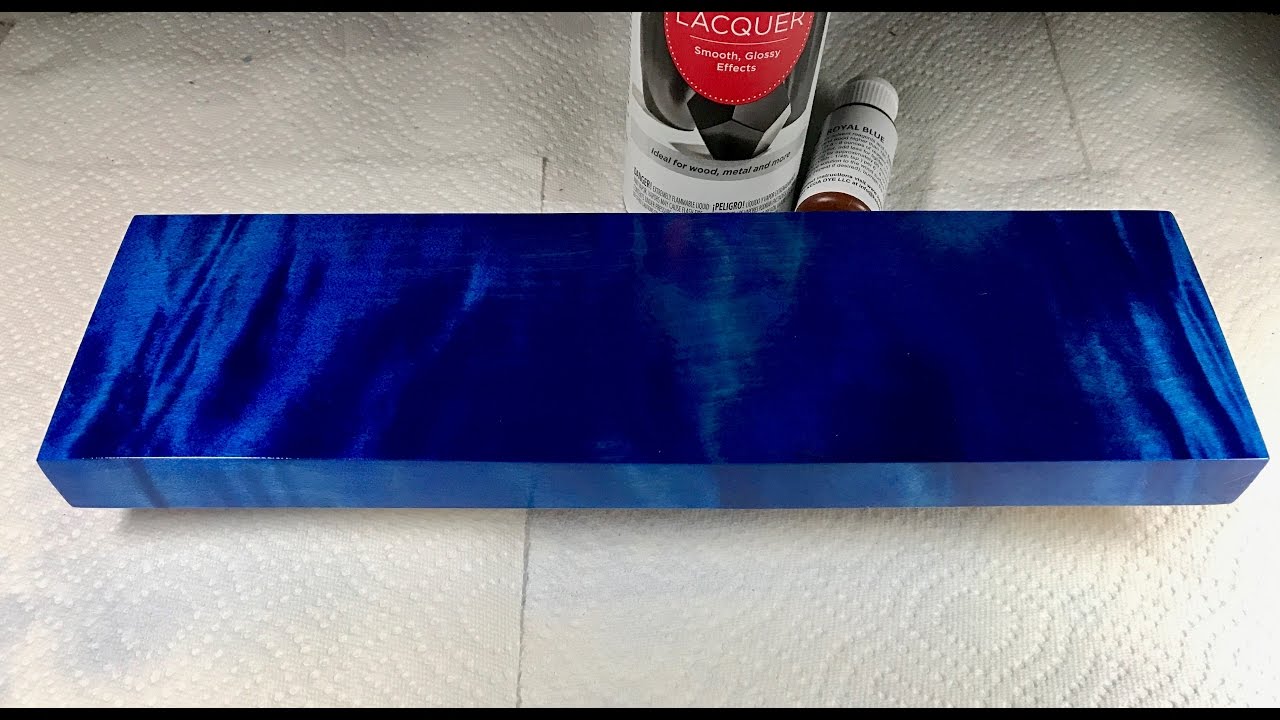 Blue Wood Dye - Deep Blue Dye Application Tutorial 