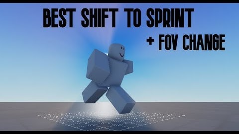 Best Shift to sprint + FOV change tutorial | Roblox Studios [ DESCRIPTION ]