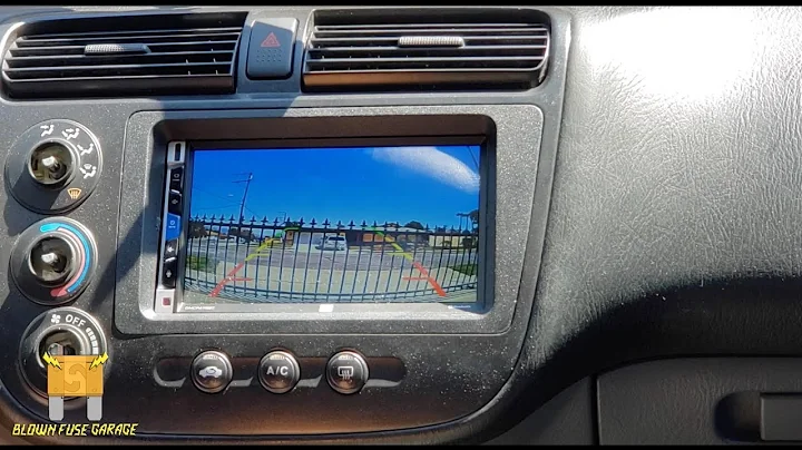 2001-2005 Honda Civic Dual Audio DMCPA70BT Multimedia Receiver & XCAM100 Backup Camera Install