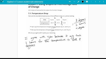 IM Algebra 1 Unit 4 Lesson 7 Activity 1 Question 1