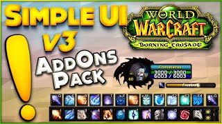 Simple Ui v3 - Burning Crusade Classic - Addon Pack