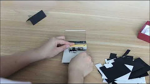 Omoshiroi Block#3D Memo Pad#Kawaii#Camera Model#3D Notepad Cubes#DIY Sticky Note Paper#Novelty Gifts