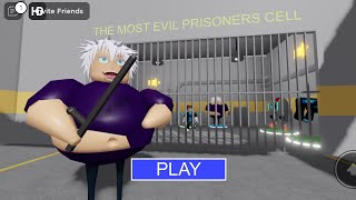 Gojo Prison Run🏃💨 Obby Prison👮😷👮🚓 (1st person) nodeath 4K