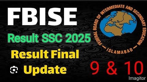 Federal Board SSC l & ll  2nd Annual Results   2025 update.