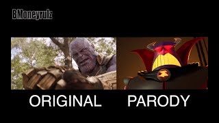 Disney\/Pixar's AVENGERS: INFINITY WAR Side-By-Side W\/ Trailer 2