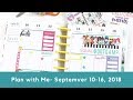 Plan with Me- Classic Happy Planner- September 10-16