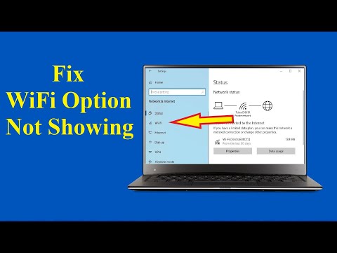 Wifi Option not showing in Settings on Windows 10 - Howtosolveit