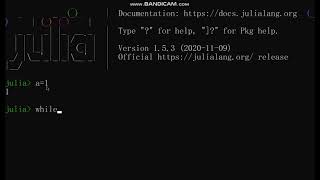 While Loop in Julia