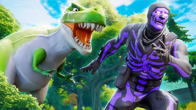 FORTNITE 🦖 DINO RUN! 🦖ESCAPED! 