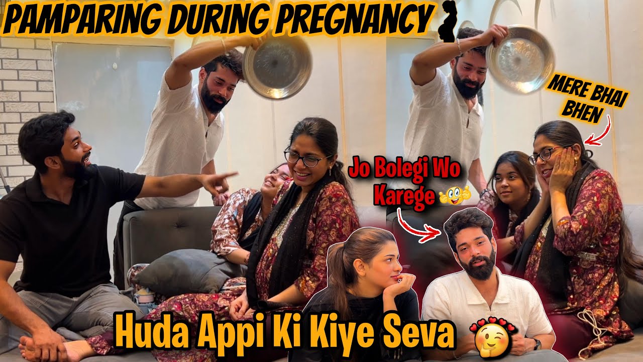 Pampering During Pragnancy 😍| Roast Kiye Huda Ko Abresh Or Bilal Ne 🥲| Huda DIY & Vlogs
