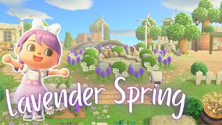 Aesthetic Lavender Farmcore ACNH Island Tour Lavendia | Animal Crossing: New Horizons Gameplay