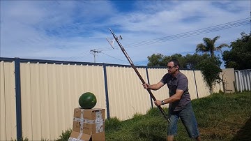The making of a Poleaxe (no blacksmithing required!)