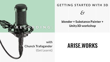 R:A.W ep#01: Blender to Substance Painter to Unity workshop