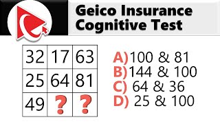 How to Pass Geico Insurance Cognitive Test