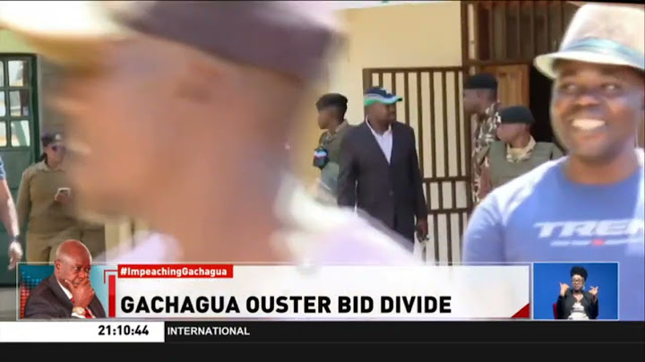 Public participation exercise on the impeachment Gachagua disrupted in most parts of the country