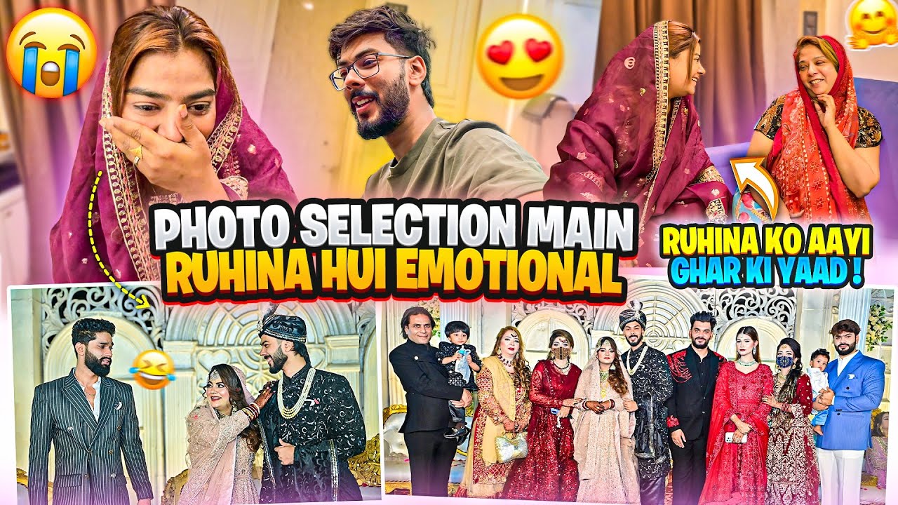 Ruhina Ko Aayi Ghar Ki Yaad😭Photo Selection Main Ruhina Hua Emotional | AALTU FALTU |