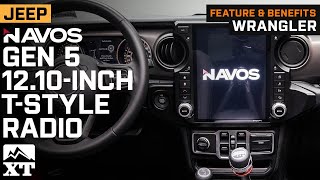 20182023 Jeep Wrangler & Gladiator Navos Gen 5 12.10Inch TStyle Radio Feature & Benefits