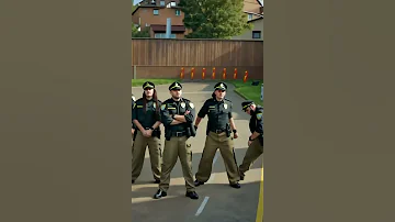 German Police Dance To Blurred Lines Fit Fun Focused SelfDevelopment FitnessMotivation 