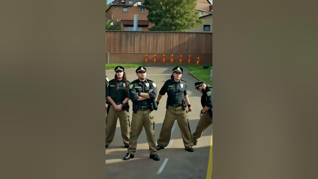 🇩🇪 German Police Dance to “Blurred Lines” | Fit, Fun & Focused! #SelfDevelopment #FitnessMotivation