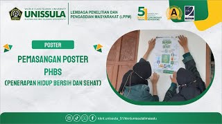 Pemasangan Poster PHBS (Perilaku Hidup Bersih dan Sehat)