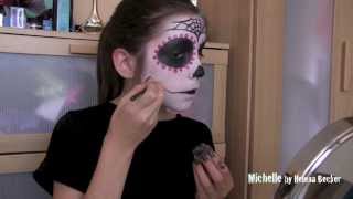 Как Мишель красилась на Хелоуин SKULL Halloween Makeup & Hair Michelle Becker Как Мишель красилась на Хелоуин SKULL Halloween Makeup & Hair Michelle Becker