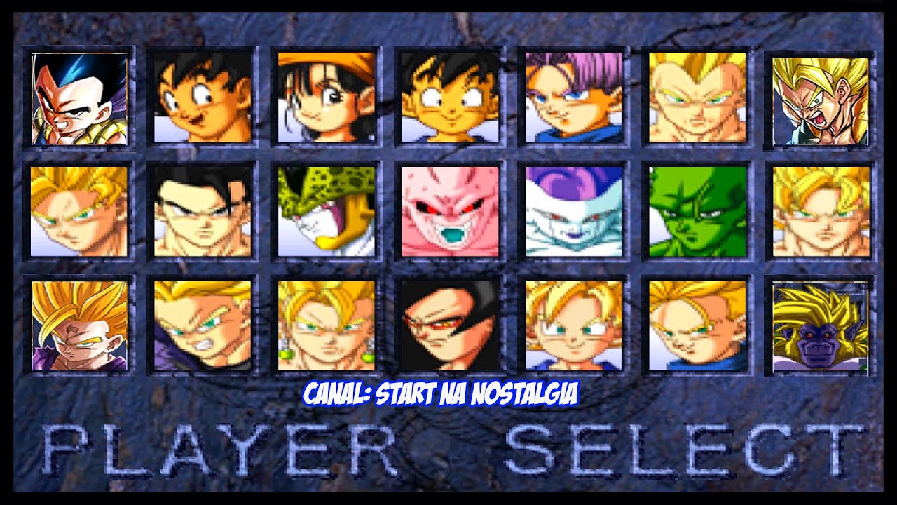 Dragon Ball GT: Final Bout - ALL CHARACTERS / TODOS OS ...
