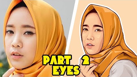 Part #2 EYES | Vector Vexel Portrait Tutorial