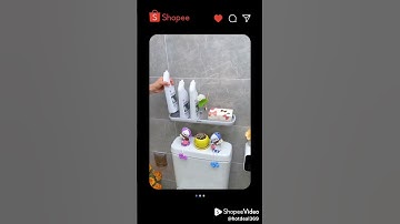 Giải pháp gọn gàng cho phòng tắm – kệ ECOCO đa năng không cần khoan #VideohangNhaCua #KeDeDo #ecoco