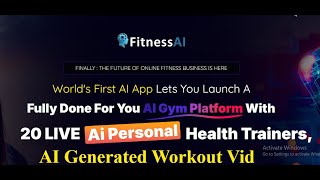 FitnessAI Review 🔥 | Launch Your Own AI Gym Business in Minutes | Is It Worth Buying? screenshot 5