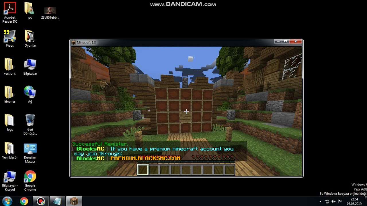 Blocksmc Ip Address Mınecraft Blockmc Server ına Kayıt Olma - YouTube