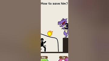 Save Stickman: Draw 2 Save Save the Stickman Draw Game #part3  #shorts