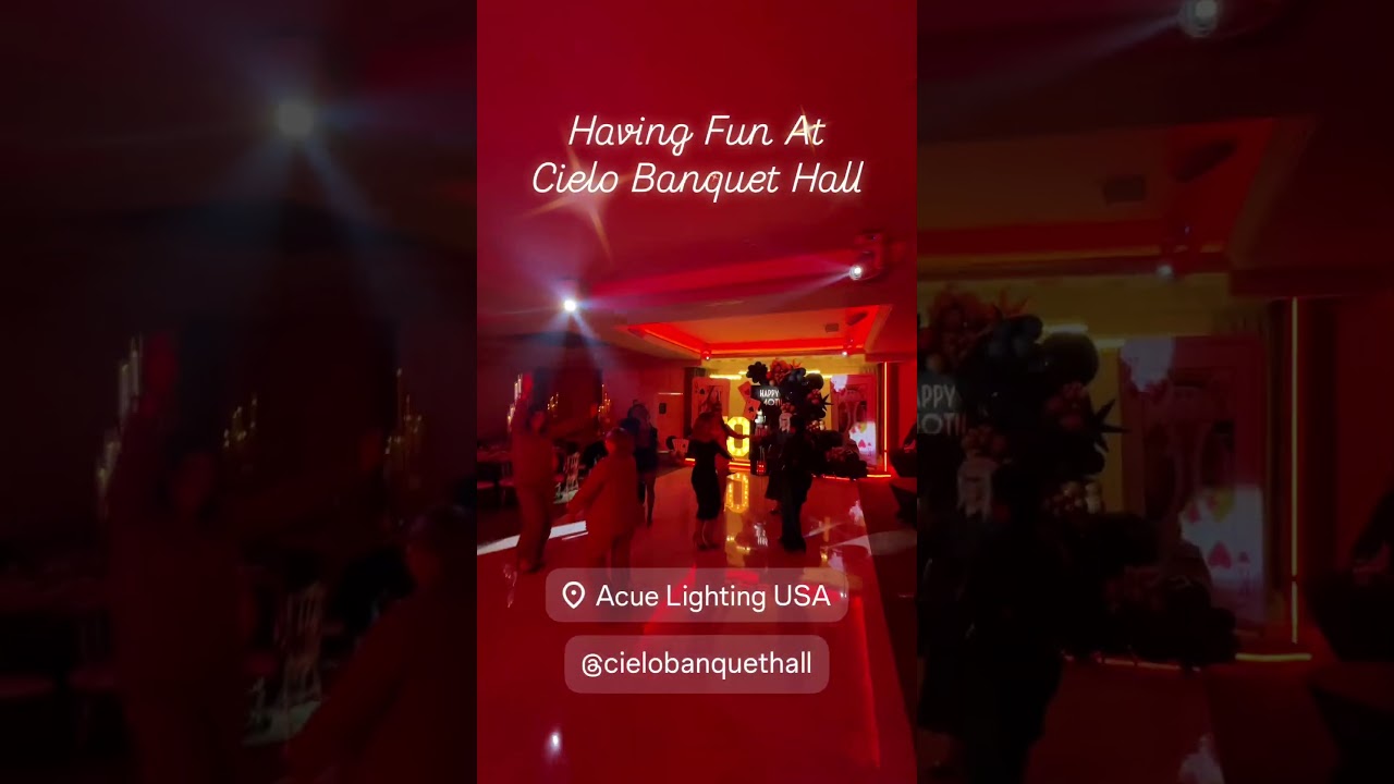 Acue Lighting Cielo Banquet Hall Project