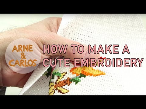 How to make a cute embroidery for Easter by ARNE & CARLOS