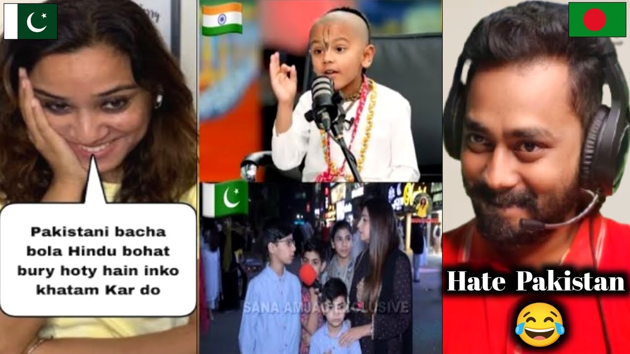 Indian Pandit Kid Mindset 🇮🇳 Vs Pakistani Madrasa Kid Mindset 🇵🇰 __Pakistani & Bangladeshi Reaction