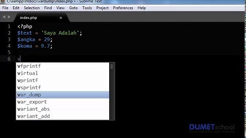 Cara Mengetahui Tipe Data pada Suatu Variabel Di PHP