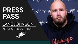 Lane Johnson Discusses Season-Ending Ankle Injury | Eagles Press Pass