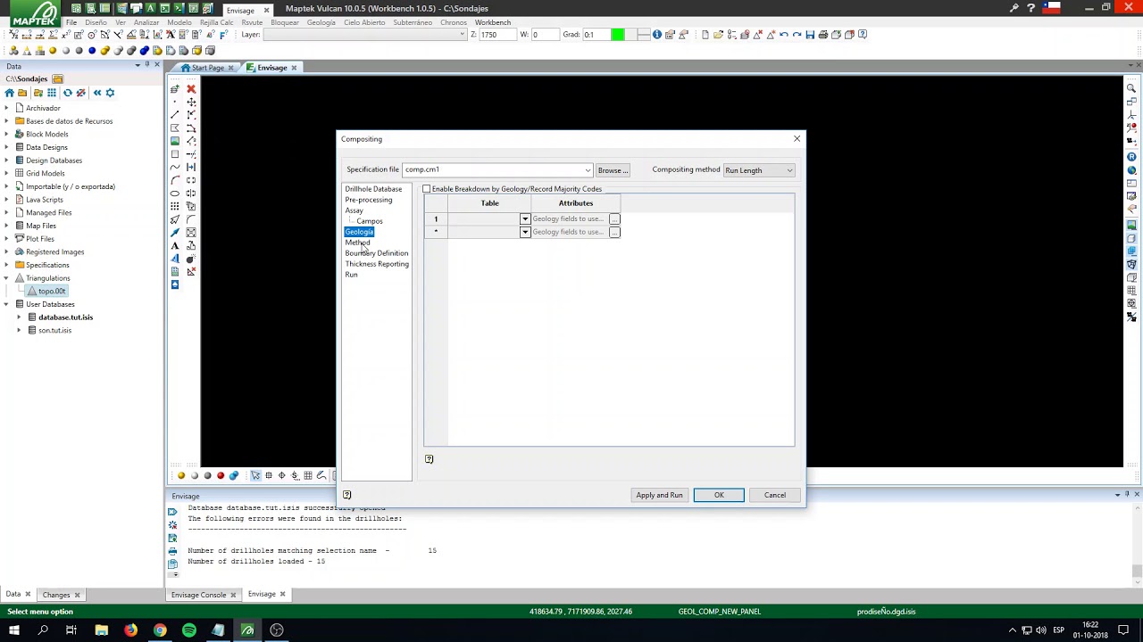 VULCAN 10 - COMPOSITAR MEDIANTE RUN LENGTH